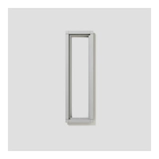Siedle&Söhne Cadre combiné argent/métal KR 611-4/1-0 SM