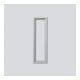 Siedle&Söhne Cadre combiné argent/métal KR 611-4/1-0 SM
