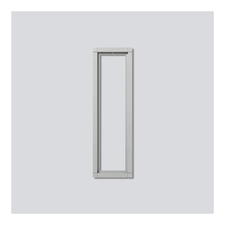 Siedle&Söhne Cadre combiné argent/métal KR 611-4/1-0 SM