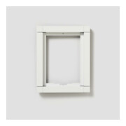 Siedle&Söhne Cadre combiné blanc KR 611-1/1-0 W-1