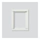 Siedle&Söhne Cadre combiné blanc KR 611-1/1-0 W