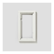 Siedle&Söhne Cadre combiné blanc KR 611-2/1-0 W-1