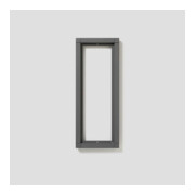 Siedle&Söhne Cadre combiné dgr/il KR 611-3/1-0 DG-1