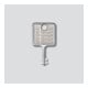 Siedle&Söhne Clé pour cadre de montage en acier inoxydable brossé MR 511/512513/514524