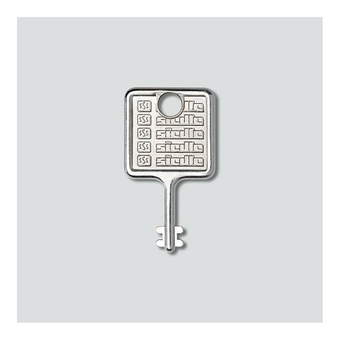 Siedle&Söhne Clé pour cadre de montage en acier inoxydable brossé MR 511/512513/514524