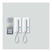 Siedle&Söhne Ensemble audio Siedle Compact SET CA 812-2 E/W-1