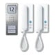 Siedle&Söhne Ensemble audio Siedle Compact SET CA 812-2 E/W