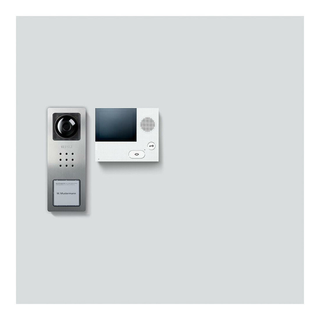 Siedle&Söhne Ensemble vidéo Siedle Basic SET CVB 850-1 E/W
