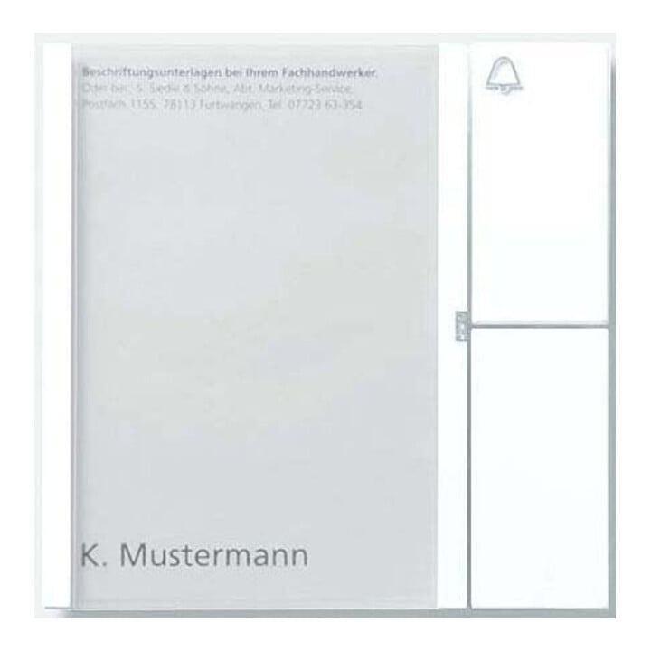 Siedle&Söhne Module à boutons bus blanc BTM 650-01 W