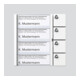 Siedle&Söhne Module à boutons bus blanc BTM 650-04 W