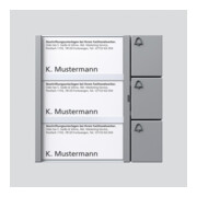 Siedle&Söhne Module à touches si/met TM 612-3 SM-3