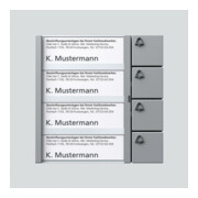 Siedle&Söhne Module à touches si/met TM 612-4 SM-1
