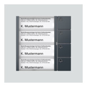 Siedle&Söhne Module de boutons bus anthracite BTM 650-04 AG-1