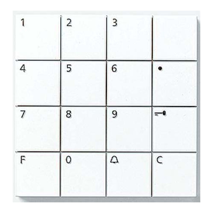 Siedle&Söhne Module de serrure à code blanc COM 611-02 W
