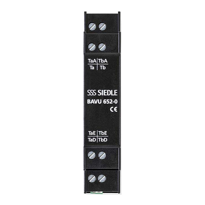 Siedle&Söhne Répartiteur audio/vidéo bus asymétrique noir BAVU 652-0
