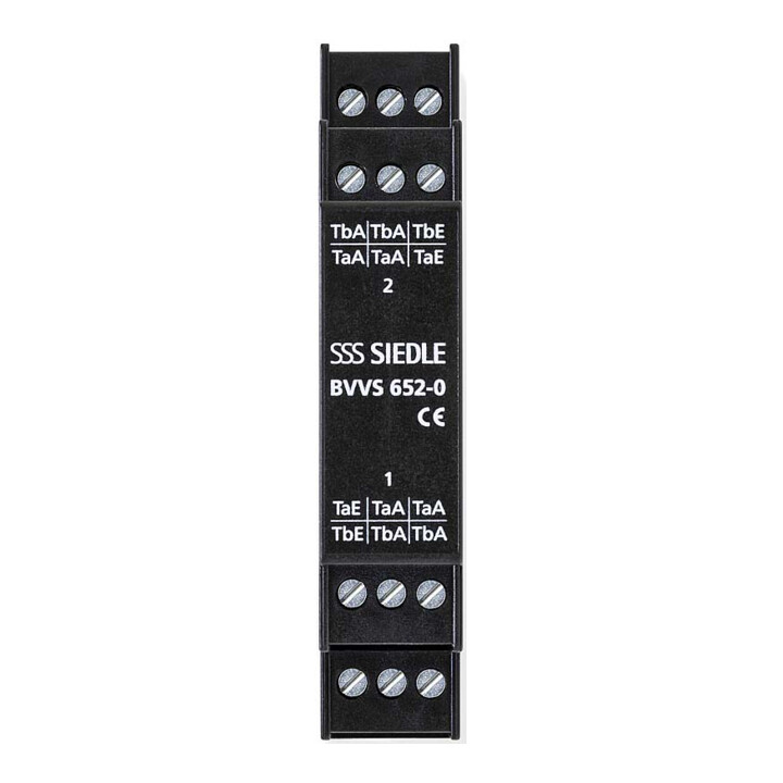 Siedle&Söhne Répartiteur vidéo bus symétrique noir BVVS 652-0