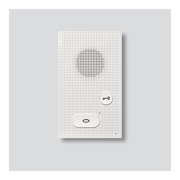 Siedle&Söhne Station audio intérieure Basic blanc signal AIB 150-01