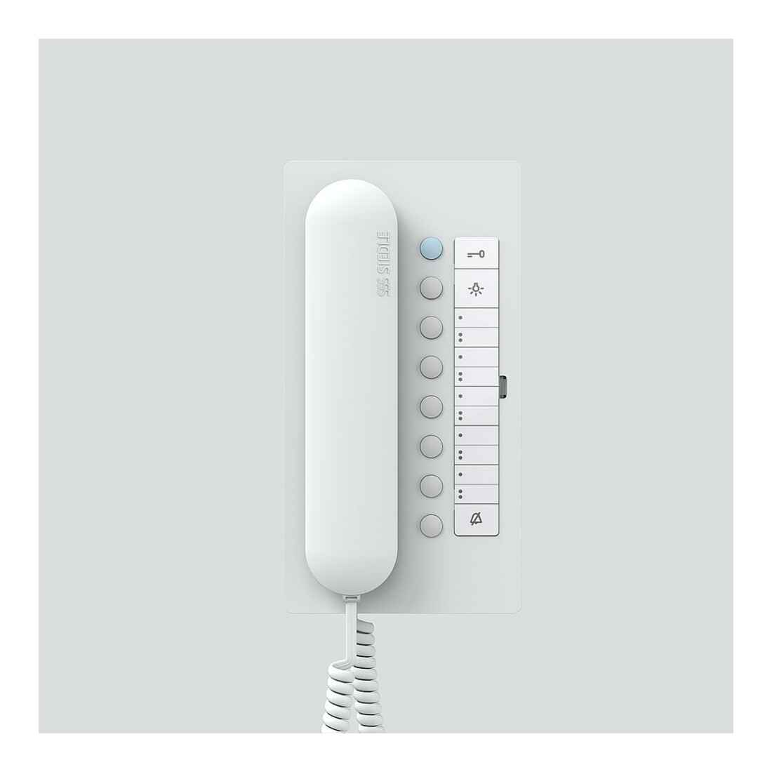 Siedle&Söhne Téléphone bus Comfort blanc BTC 850-02 W