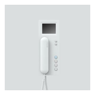 Siedle&Söhne Téléphone de bus Standard blanc avec moniteur couleur BTSV 850-03 W