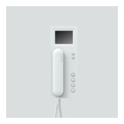 Siedle&Söhne Téléphone de bus Standard blanc avec moniteur couleur BTSV 850-03 W-1