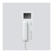Siedle&Söhne Téléphone de bus Standard blanc avec moniteur couleur BTSV 850-03 W-3