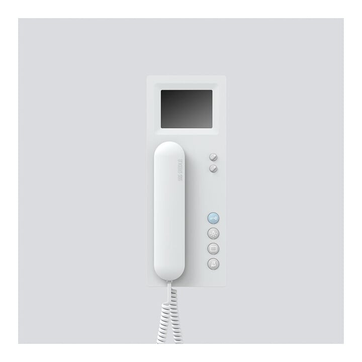 Siedle&Söhne Téléphone de bus Standard blanc avec moniteur couleur BTSV 850-03 W