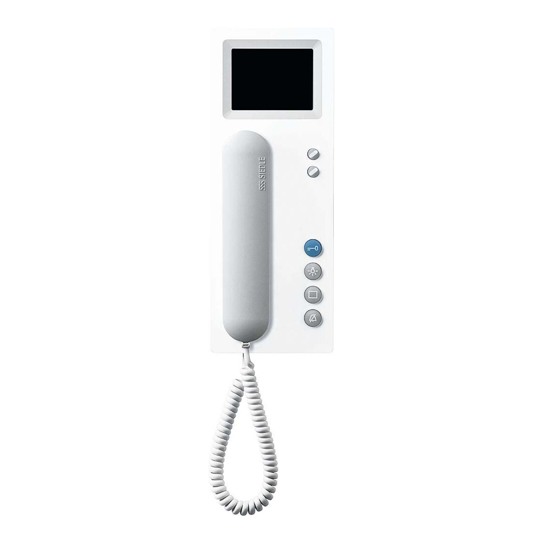 Siedle&Söhne Téléphone de bus Standard blanc avec moniteur couleur BTSV 850-03 W