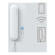 Siedle&Söhne Téléphone d’entrée blanc IQ HTS-4