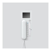 Siedle&Söhne Téléphone d’entrée vidéo Access, blanc AHTV 870-0 W-3