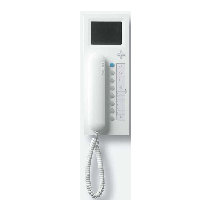Siedle&Söhne Téléphone d’entrée vidéo Access, blanc AHTV 870-0 W
