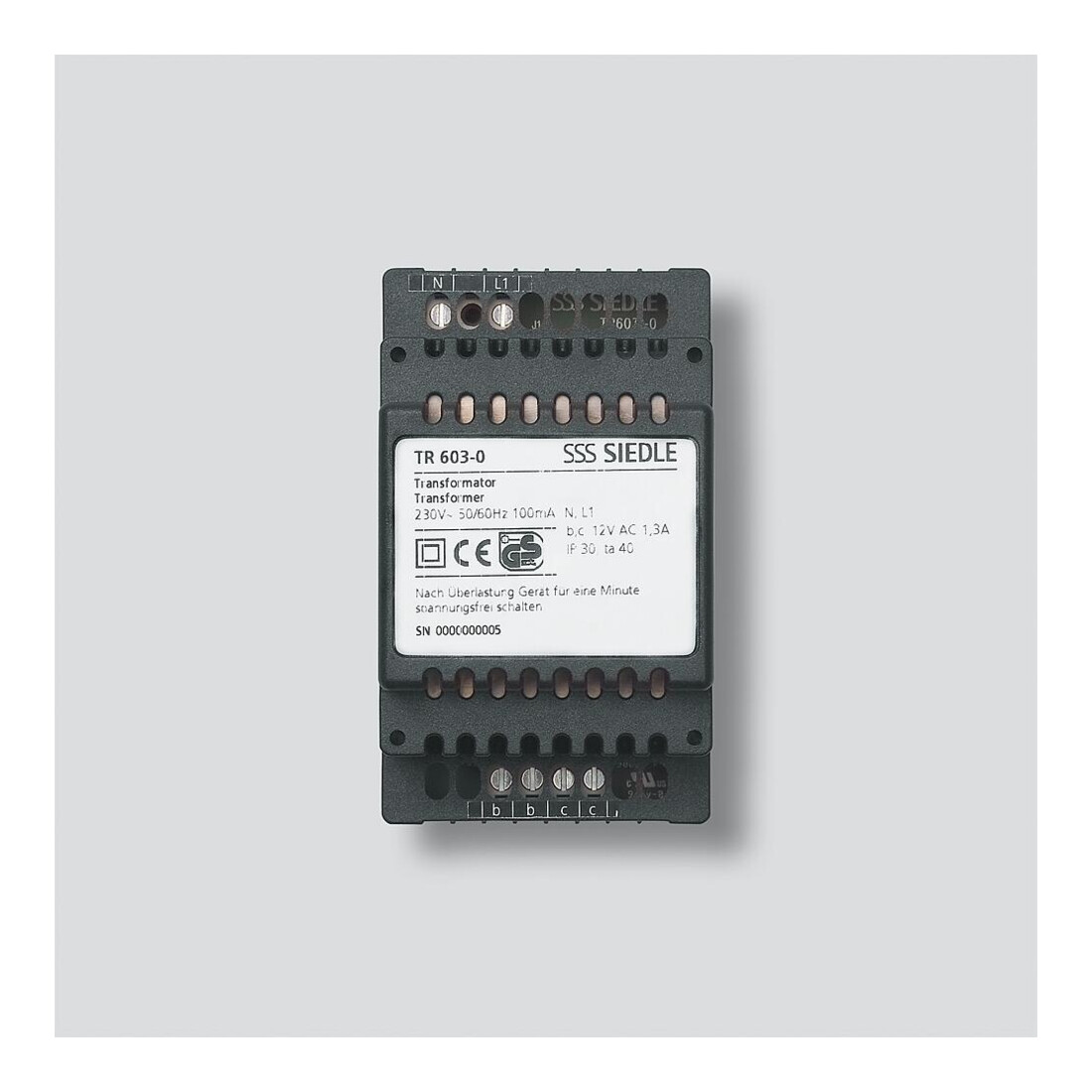 Siedle&Söhne Transformateur TR 603-0