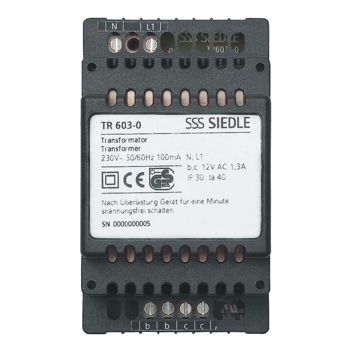 Siedle&Söhne Transformateur TR 603-0