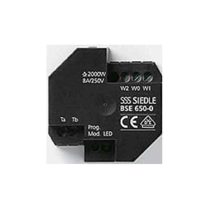 Siedle&Söhne Unité de commande bus Noir BSE 650-02