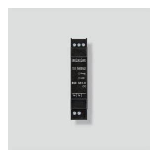 Siedle&Söhne Unité de commande bus noire pour rail DIN BSE 651-0