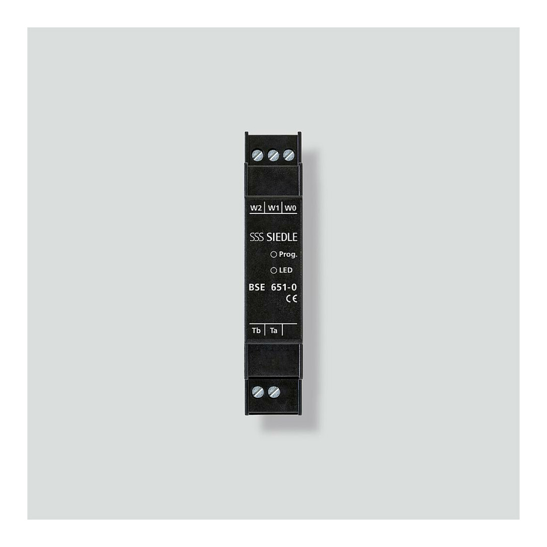 Siedle&Söhne Unité de commande bus noire pour rail DIN BSE 651-0