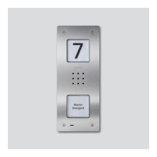 Siedle Station audio de porte CAU 850-1-0 E acier inoxydable brossé