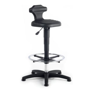 Siège assis-debout Flex mousse intégrale H. d'assise réglable 510-780 mm avec an