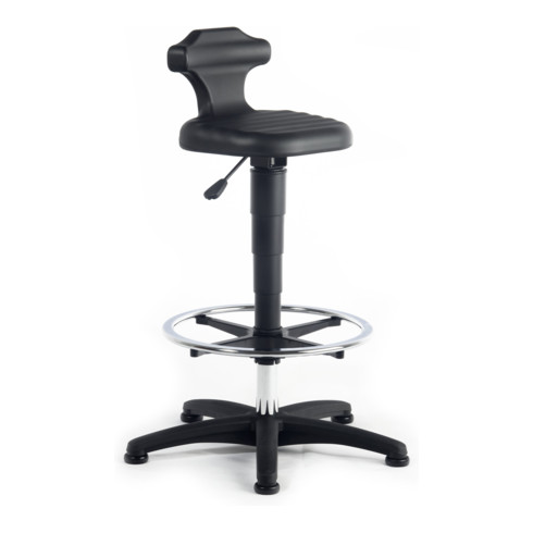 Siège assis-debout Flex mousse intégrale H. d'assise réglable 510-780 mm avec an