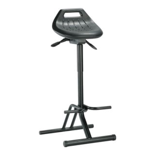Siège assis-debout mousse intégrale H. d'assise réglable 640-840 mm tube en acie