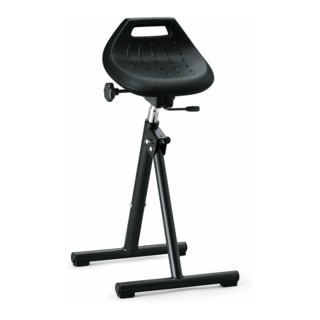 Siège assis-debout mousse intégrale H. d'assise réglable 650-850 mm tube en acie