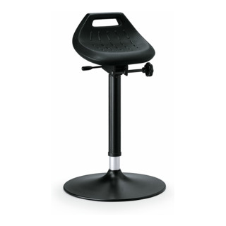 Siège assis-debout mousse intégrale H. d'assise réglable 650-850 mm tube en acie