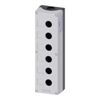 Siemens Boîtier industriel numérique pour dispositifs de commande 22 mm, rond 3SU1806-0AA00-0AB1
