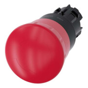 Siemens Bouton-poussoir champignon numérique industriel d'arrêt d'urgence 22 mm, rond, rouge 3SU1000-1HB20-0AA0-1