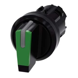 Siemens Commutateur à bouton 3SU1002-2BL40-0AA0 22 mm rond vert