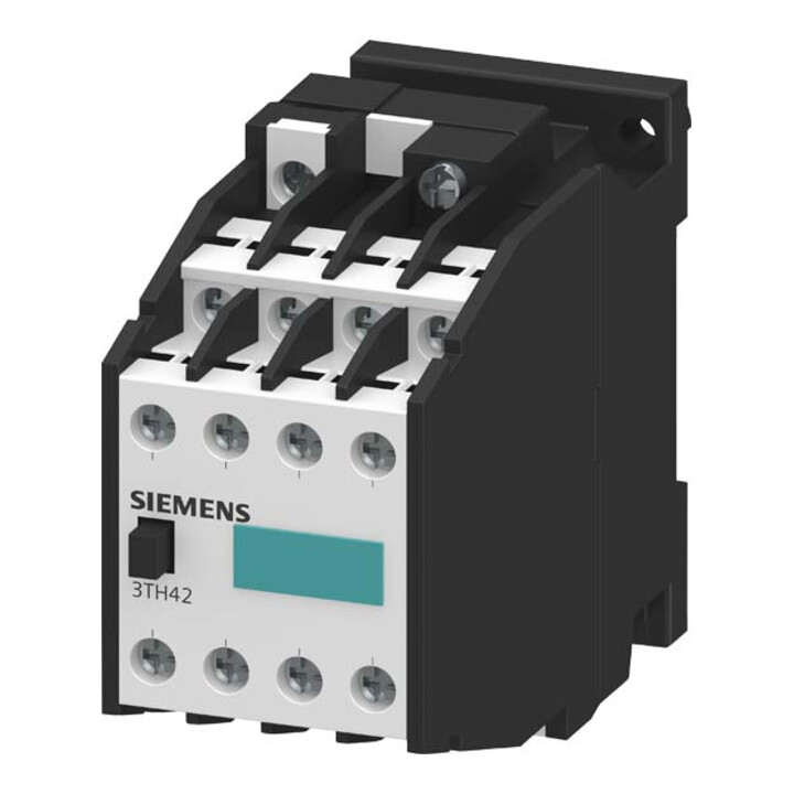 Siemens Contacteur auxiliaire industriel numérique 44E, 4NO+4NC, AC230V 3TH4244-0AP0