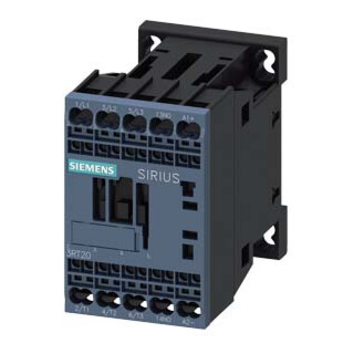 Siemens Contacteur de puissance 3RT2016-2JB41 4 kW 400 V 24 VCC 1S