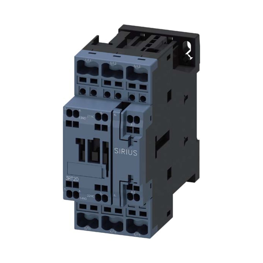 Siemens Contacteur industriel numérique 230AC 11KW 1S+1O 3p. 3RT2026-2AP00
