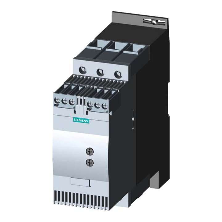 Siemens Démarreur progressif industriel numérique Sirius 400V, 40 A 3RW3036-1BB14