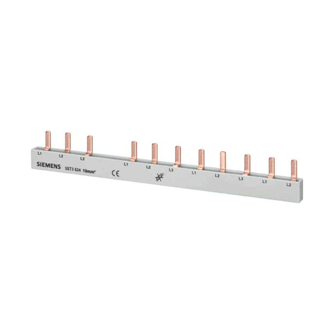 Siemens Dig.Industr. barre de connexion à broches 3 phases/N+8xPHASE 5ST3624