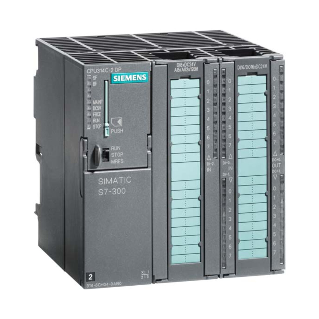 Siemens Dig.Industr. CPU 314C-2 DP 24DE/16DA 192Kbyte 6ES7314-6CH04-0AB0